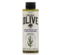 KORRES OLIVE ROSEMARY FLOWER gel de ducha para mujeres y hombres, mantiene la piel hidratada y limpia suavemente, con aceite de oliva virgen extra, dermatológicamente testado y vegano, 250 ml