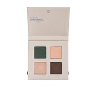 KORRES Real Color Eyeshadow Palette Forest Nudes 01, paleta de sombras de ojos con 4 tonos naturales cremosos, enriquecida con minerales volcánicos, vegana, 4 g