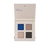 KORRES Real Color Eyeshadow Palette Smokey Sea 02, paleta de sombras de ojos con 4 tonos naturales cremosos, enriquecida con minerales volcánicos, vegana, 4 g