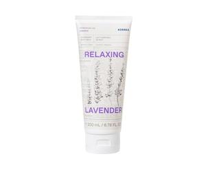 KORRES RELAXING LAVENDER Leche corporal de noche con fragancia de lavanda para hombres y mujeres, para una experiencia de cuidado corporal relajante y calmante, vegana, 200 ml