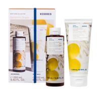 KORRES Santorini Grape Colección de cuidado corporal (gel de ducha 250 ml + leche corporal 200 ml)