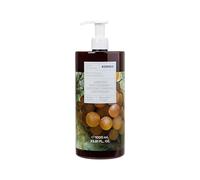 KORRES SANTORINI GRAPE Gel de ducha revitalizante en tamaño XXL, con delicioso aroma a uvas afrutadas, tamaño jumbo, vegano, 1 litro