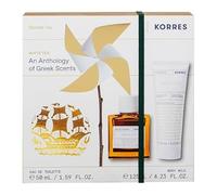 KORRES Set de regalo de té blanco para mujer, set de regalo de EDT 50 ml y leche corporal de 125 ml en aroma floral femenino, juego de ventaja, vegano