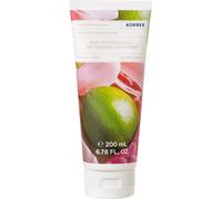 KORRES GINGER LIME Suavizante Leche corporal con aloe vera, crema nutritiva para la piel con aroma cítrico de lima y notas de jengibre, vegana, sin siliconas ni parabenos, 200 ml