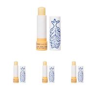 KORRES Thyme Honey bálsamo labial nutritivo, brillante, cuidado labial con aceite de hierba de San Juan, dermatológicamente testado y vegano, 4,5 g (Paquete de 4)