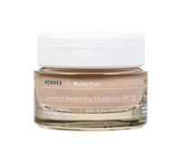 KORRES WHITE PINE Invigorating Moisturising Cream for Mature Skin After Menopause, for Radiant Skin, Rose Tinted, SPF20, Vegan, 40 ml