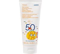 Korres Yogurt Kids Comfort Protector Solar Emulsión Cuerpo + Cara SPF50 (200 ...