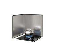 KorsiKato Protector Pared Antisalpicaduras Cocina, Protector Salpicaduras Cocina Plegable para Estufas y Sartenes Acero Inoxidable Fácil de Limpiar