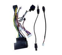 KORVITH GMC Cable de alimentación para pantalla grande, suministra energía al estéreo del coche y proporciona conectividad funcional básica