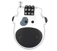 KOSDFOGE 3 Digit Code Combination Pram Lock Pushchair Stroller Security Coded Lock Cute Mini Design for Traveling (Silver)
