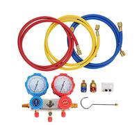 KOSDFOGE Air Conditioning Refrigerant Diagnostic Fluorine Manifold Table Gauge Set for R134A R12 R22 R404z 410a