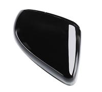 KOSDFOGE Black Car Mirror Housing Shell Cover Lightweight Wear-Resistant Black Exquisite Decoration Replacement Easy Install New