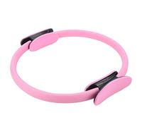 KOSDFOGE Círculo Anillo Pilates, Círculo Mágico Anillo Ejercicio, Círculo Resistencia de Anillo Yoga Doble Agarre 4 Colores 1,4 Pulgadas para Fitness de Muslos y Piernas(Rosa)
