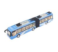KOSDFOGE CS0133 Electronic City Bus Light Car Educational Toy for Children Kids Traffic Model Blue Green Red Plastic Metal 34 * 7.3 * 4.8cm (White)