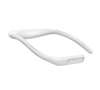 KOSDFOGE LED Neck Reading Light Rechargeable Book Light with 3 Color Adjustable Brightness Eye-friendly Desk Lamp Bendable Arms Suitable Dormitory Knitting Repairing Night Running (White)