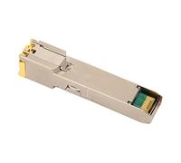 KOSDFOGE Módulo transceptor RJ45 de aleación de zinc de 1,25 G, bajo consumo de energía, amplia compatibilidad y transmisión Gigabit Ethernet de 100 m para aplicaciones NAS, San y HPC