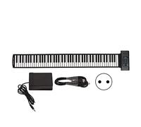 KOSDFOGE Piano Enrollable, 88 Teclas, Bluetooth, Función MIDI, Sensible Al Tacto, Portátil, Eléctrico, Enrollable, Para Principiantes, 100-240V(Estándar europeo)