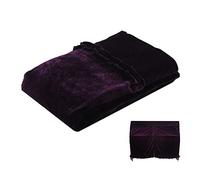 KOSDFOGE Piano Protective Cover, 3Colors Fashionable Pleuche Upright Full Piano Dust Cover Instruments Accessory Decoration (Purple)