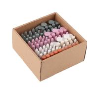 KOSDFOGE Professional 100Pcs Nail Drill Bits Set Easy Grinding Safe Polishing Tool for Manicure Pedicure