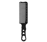 KOSDFOGE Professional Styling Cutting Barber Comb for Salon Hair Stylist Smooth Non-slip Hollow Design [Professional Personal] ABS (Negro)