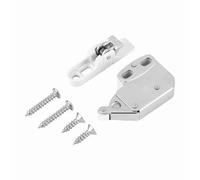 KOSDFOGE Push to Open Touch Catch Latch Lock Bounce Cabinet Doors ABS Flame Retardant White Durable