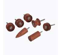 KOSDFOGE Rosewood Leather Burnisher Kit Pointed Tip Leather Slicker Tool for Crafting Enthusiasts