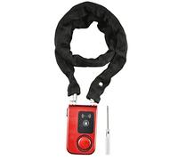 KOSDFOGE Smart Bluetooth Anti Theft Chain Lock Smartphone Control Red Waterproof for All Bikes