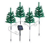 KOSDFOGE Solar Christmas Tree Lamp Color Changing Lights IP65 Waterproof for Outdoor Yard Garden Decorative Landscape Lights
