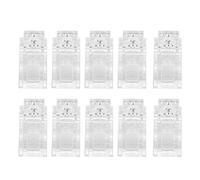 KOSDFOGE Transparent Nail Tips Clips Quick Building Mold Clips Nail Gel Accessories for Nail Art Work 10pcs Set