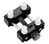KOSDFOGE Watch Repair Wristwatch Repairing Vise Tool Fix Open Case Holder Dial, Metal Plastic for Jewelers Blue (Schwarz)