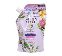 Kose - Salon Style Argan Oil & Organic Herbs Shampoo Rich Moisture 360ml Refill