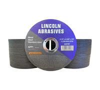 Kosiy 100 Pack 4.5" Cut-Off Wheels Lincoln Abrasives .040" Metal & Stainless Steel