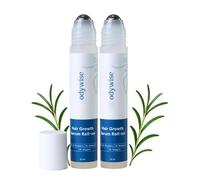 KOSLEOW 2PCS Aceite de Romero para el Cabello Crecimiento Suero Roll On con 3% Rosemary, 2% Redensyl, 2% Aminexil, 2% Anagain, Aceite para Cabello Anticaída y Fortalecimiento del Cuero Cabelludo