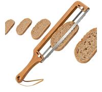 KOSLEOW Cuchillo de Pan Profesional de 28 cm, Cuchillo Panero con Mango de Madera para Cortar Pan, Baguettes y Hogazas, Cortador de Pan Manual de Alta Precisión