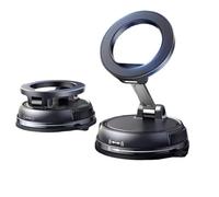 KOSLEOW Soporte Movil Coche Magnético 360° Giratorio, Soporte Movil Coche Ventosa para iPhone 16/15/14/13/12 Pro, Galaxy S25 Ultra, para Salpicadero o Parabrisas