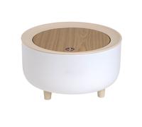 Kosmetikeimer flacher Mülleimer Tischeimer Druckknopföffnung 19.3 x 10.7 cm