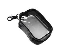 Kosmetiktasche Klein Für Handtasche - Beauty Bag transparente | Wasserdicht Kulturbeutel Durchsichtig PP 6,5x4x10,5cm - Makeup Tasche Reise Organizer Mit Schlüsselanhänger
