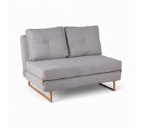 Kosmi Sofá Convertible Clic-Clac/BZ - Sofá Cama Desplegable - Dormir Diario o Casual - Ahorro de espacio - Salón, Estudio, Habitación Amigo (Aloha Gris)