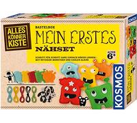 Kosmos 604394 My First Monster Learn to Sew para niños, kit de manualidades