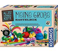 Kosmos 604431 AllesKönnerKiste My große Bastelbox, Bastelset, Bastelsets für Kinder, Bastelmaterial, Bastelzubehör Bastelzubehör Bastelbedarf für Kinder AB 6 Jahren
