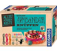 Kosmos 604585 AllesKönnerKiste Armbänder knücken. DIY -Bastelset für Mädchen und Jungen AB 8 Jahren AB Jahren Freundschaftsbänder selbst Machen Geschenk für Kindergeburtstag, Mitbringsel, Aufftigung