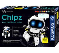 Kosmos 617127 Chipz - Tu Robot Inteligente, con Instrucciones multilingües, para niños de 8 a 14 años, Sigue Movimientos, Evita obstáculos, Efectos de luz y Sonido, Juguete Robot