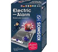 Kosmos 617349 Alarma eléctrica, escondites Secretos Seguros, Kit eléctrico para Sistema de Alarma, luz de Advertencia Intermitente, Sirena, Caja de experimentos para niños a Partir de 8 años, Regalo