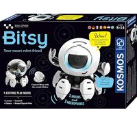 Kosmos 617424 Bitsy - Tu Inteligente Robot Amigo, Robot para niños, controla Bitsy con pulsador de Sonido, Juguete para niños, Caja de experimentos a Partir de 8 - 12 años, Instrucciones en Varios
