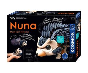 Kosmos 620066 Nuna - Tu Robot de Erizo, Kit de construcción robótica, rodar hacia atrás aplaudiendo, Correr, Colocar Espinas, Juguete para niños, Modelo biónico, Caja de experimentos a Partir de 8 -