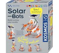 KOSMOS 620677 Solar Bots, Construye 8 Modelos Solares, Kit de Construcción para Robot con Energía Solar Accionamiento de Energía Solar Célula Solar con Motor, Caja de Experimentos para Niños a partir