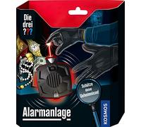 Kosmos 630621 Los Tres Sistemas de Alarma, con Sensor de Movimiento y Detector de vibración, Juego de Detective, Equipo de Agentes, Juguetes para niños a Partir de 8 años, Color Negro