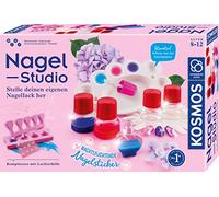 KOSMOS 671587 Estudio de uñas, crea tu propio esmalte de uñas, caja de experimentación para niños de 8 a 12 años para diseño de uñas, belleza, cosméticos, manicura y pedicura, juego completo