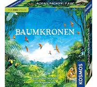 Kosmos 682194 Coronas de árboles, bajo las copas de la selva tropical, juego para dos personas, juego de mesa, juego de mesa a partir de 10 años a la selva tropical, árboles, plantas y animales
