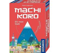 Kosmos Juego de mesa Machi Koro – La Nueva Ciudad, con cartas y dados, 2-4 jugadores, +8 años